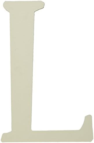 My Baby Sam Wall Hanger Letter L, Solid White