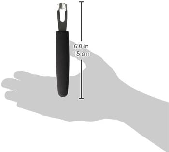 Mercer Culinary M15500P Channel Knife, Stainless Steel, 28.4 x 5.2 x 1.3 cm, Black, 4 cm - Image 3