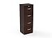 Z-Line Designs 4-Drawer Vertical File Cabinet, Espresso