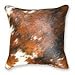 TriColor Cowhide Pillowcase Cow Hide Skin