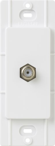Lutron Cacjwh Claro Cable Jack, White