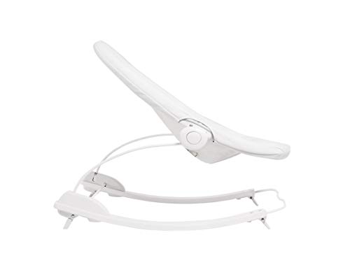 Bloom Coco Go 3-in-1 Baby Lounger/Bouncer/Rocker Beach House White Frame with Seat Pad in Organic Front/Baby Facing Cotton Canvas (Coconut White) - Thumbnail 5