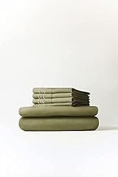 Full 6 Piece Sheet Set - Breathable & Cooling Bed