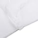 TILLYOU Cotton Collection Breathable Crib Bumper Pads for Standard Cribs Machine Washable Padded Crib Liner Set for Baby Boys Girls Safe Bumper Guards Crib Rail Padding, 4 Piece, White