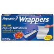 Reynolds Wrapper Pre Cut Pop-up Foil Sheets (Pack of 2)
