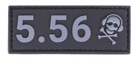 G-CODE 5.56 CALIBER PATCH (BLACK AND GREY)