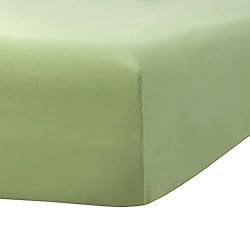 Ghooss Sage Green Full Fitted Sheet Only,Ultra Soft