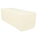 LinenTablecloth 8 ft. Fitted Polyester Tablecloth Ivory