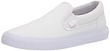 DC Men's Manual Slip-ON Skate Shoe, White, 10.5