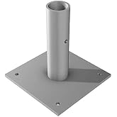TentandTable Base Plate Steel Replacement Premium Frame Tent Fitting | For All West Coast Canopy Event Venues Sizes - 10', 15', 20', 30', and 40' - Single Tube