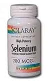 Solaray - Selenium, 200 mcg, 100 capsules