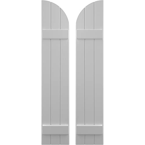 Ekena Millwork ARW101BQ311X43PRH Americraft Three 2 Exterior Real Wood Joined B…