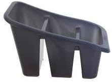 Siver Plastic Cutlery Holder Sink Tidy Drainer Organiser Rack Spoon Utensil Holder