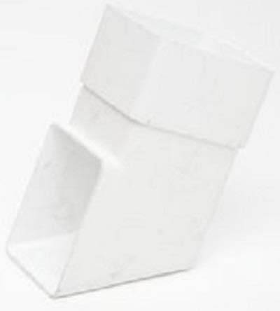 POLYPIPE RS228W WHITE SHOE for 65mm square downpipe system