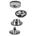 Stainless Steel Snap Set, Marine Grade, 80 Piece