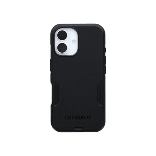 OtterBox Schutzhülle für iPhone 16 Commuter Serie, Schwarz