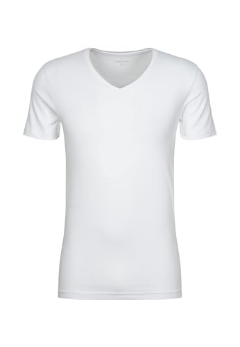 T-shirt homme Seidensticker - coupe classique - uni - col V - manches courtes - stretch