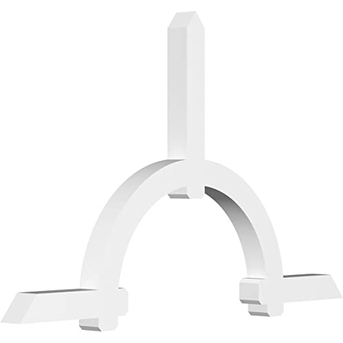 Ekena Millwork GBP108X68X0606ERI00 Ericson Architectural Grade PVC Gable Bracke…