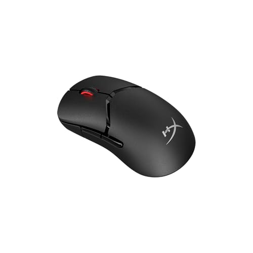 HyperX Pulsefire Saga Pro Wireless Gaming Mouse – 4K Wireless Polling, 2.4GHz und Bluetooth, Modular Design mit 16 Anpassungen, 90h Akkulaufzeit, 72g Ultraleicht, NGENUITY-Software, NVIDIA Reflex 10