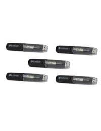 Lascar el usb 2 lcd 5 Pack USB w Registrador De Datos De Temperatura Humedad LCD Display