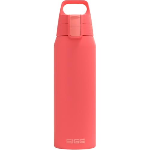 SIGG - Isolierte Trinkflasche - Thermosflasche Shield Therm One Watermelon - kohlensäurehaltige Getränke - Auslaufsicher - Spülmaschinenfest - BPA-fre