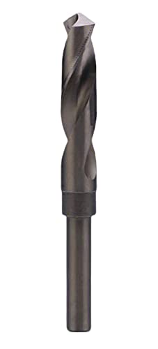 Yaowanguan 1/2 Inch Twist Drill Bits - 12mm HSS Spiral Drill Bench Drill Metal Auger Hole Opener DIY Tool for Stainless Steel/Iron/Copper/Aluminum/Wood/Plastic