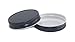 Nakpunar 12 pcs Black Mason Jar Lids