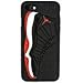 iPhone 8 4.7" Case, Jordan 11s 3D Textured Sneaker Shockproof Protective Grippy Case for Apple iPhone 8 (Bred 11s)