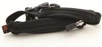 SPIbelt Dual-Pocket Sport Belt, Black Fabric/Black Zipper/Logo Band