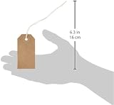Q-Connect Strung Tag 70x35mm Buff Pack of 1000 KF01596 view 3
