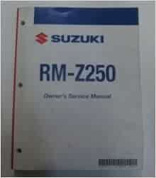 Suzuki rmz 250 manual