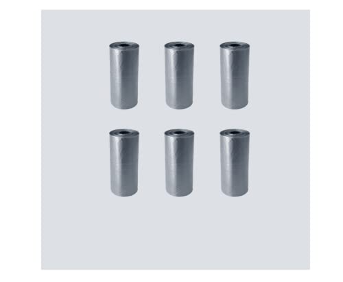 ETRAVEL Small Waste Bin, Cute Ninja Press Desk Bin with Lid, Bedroom Bin, Dustbin for Home Bedroom Kitchen Car Office Trash Can (6 Rolls x20pcs)