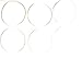 6 Pack Sensio 13330,13586,13606,13615,10029 Bella Cucina Replacement Gasket