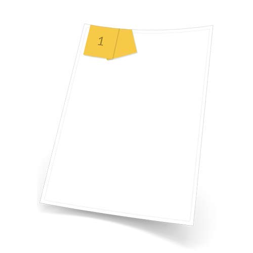 Rectangle A4 Labels (Matt White Permanent) (200mm x 289mm, 1 Label Per Sheet, 500 Sheets)