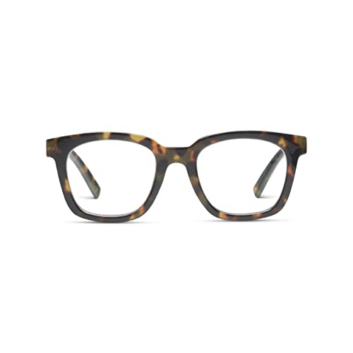 Peepers by PeeperSpecs Women's to The Max Square Blue Light Blocking Reading Gl…