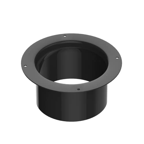 Hon&Guan Duct Connector Flange 6 Inch, Plastic 6 Inch Dust Collection