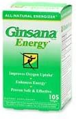 Ginsana energy all-natural enegizer softgels - 60 ea by ALAN JAMES GROUP