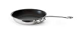 Mauviel Made In France M'Cook 5 Ply Stainless Steel 5214.20 8 Inch Round Non Stick Frying Pan, Cast Stainless Steel Handle
