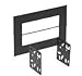 Metra 99-9999 Universal ISO Trim Ring will Finish off a Double DIN Radio Installation primary