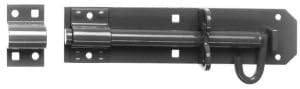 150mm 6'' No.1A Heavy Brenton Padlock Bolts 1 Each BLACK FINISH