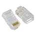 100X Cybertech Cat6, Cat5e RJ-45 8P8C Ethernet Modular Crimp Connectors Plugs