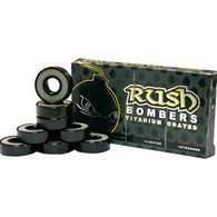 Rush Titanium Coated Bombers Skateboard Bearings Set (8