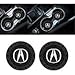 Auto sport 2.75 Inch Diameter Oval Tough Car Logo Vehicle Travel Auto Cup Holder Insert Coaster Can 2 Pcs Pack Fit Acura Accessory