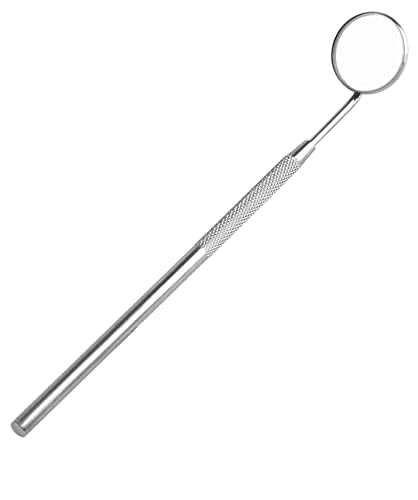 Photo 1 of Dental Mirror for Teeth Inspection #4, Stainless Steel 6.75"