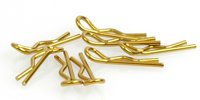 Core-RC 1/10 Scale Small Body Clip (Gold) (8)