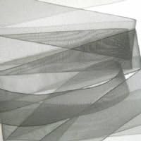 Silver Organza ribbon 22mm 10m length