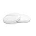10 Pcs Powder Puff for Powder Foundation Body Powder and Loose Powder, 3.15 Inch Soft Cotton Smooth Apply Facial and Body Powder Puff with Ribbon Band Handle - White