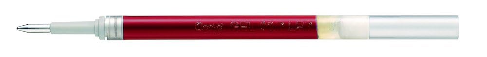 Pentel LR7-B Refillable Cartridge for EnerGel-Pens 0.35 mm, Pack of 12 Red