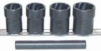 5 Piece Locking Lugnut Twist Socket Removal Kit by Lock Technology
