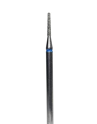 Diamond E-file nail drill bit for manicures and pedicures, Russian electric file bits, Flame needle medium grit, Efile professional salon quality bits for manicures and pedicures